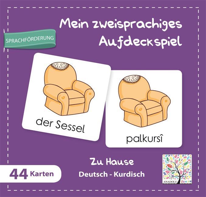 Cover: 9783861216681 | Mein zweisprachiges Aufdeckspiel, Zu Hause Deutsch-Kurdisch...