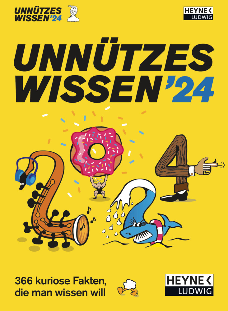 Cover: 9783453239364 | Unnützes Wissen 2024 | Christian Wolf | Kalender | 368 S. | Deutsch
