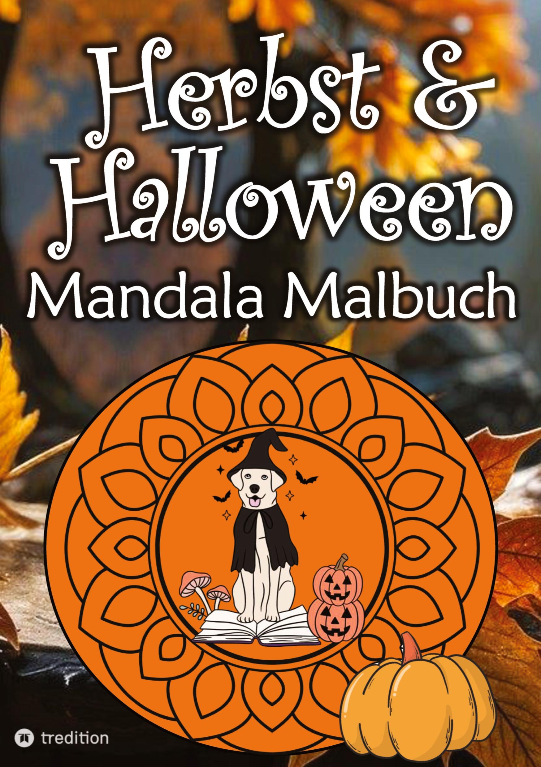 Cover: 9783384374202 | Herbst Mandala Malbuch für Erwachsene Halloween Mandalas Malblock...