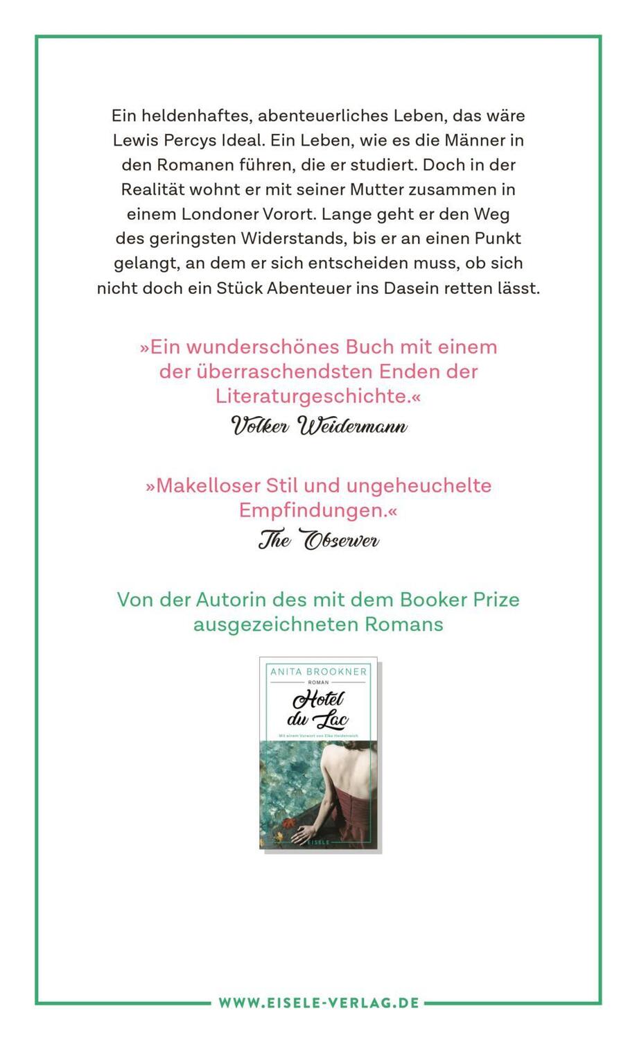 Rückseite: 9783961611980 | Ein tugendhafter Mann | Anita Brookner | Buch | 400 S. | Deutsch