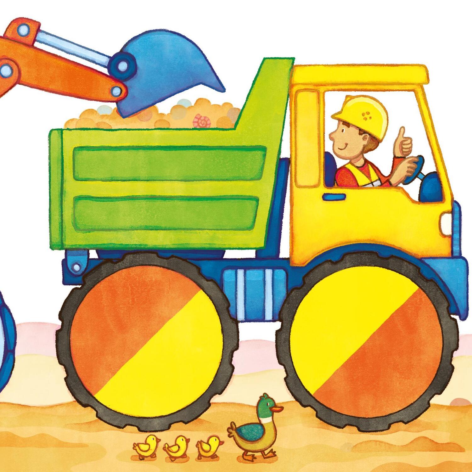 Bild: 9783551062307 | Baby Pixi (unkaputtbar) 115: Bagger, Traktor, Feuerwehr | Hofmann