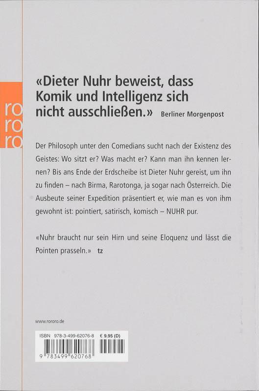 Rückseite: 9783499620768 | Gibt es intelligentes Leben? | Dieter Nuhr | Taschenbuch | Deutsch