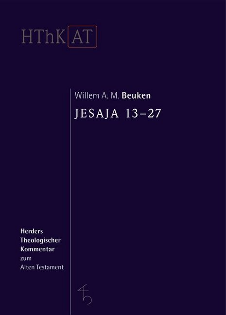 Cover: 9783451268359 | Jesaja 13-27 | Willem A. M. Beuken | Buch | Deutsch | 2024