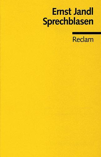 Cover: 9783150099407 | Sprechblasen | Ernst Jandl | Taschenbuch | Reclam Universal-Bibliothek
