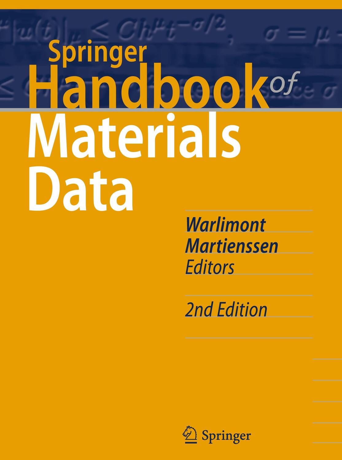 Cover: 9783319697413 | Springer Handbook of Materials Data | Werner Martienssen (u. a.)