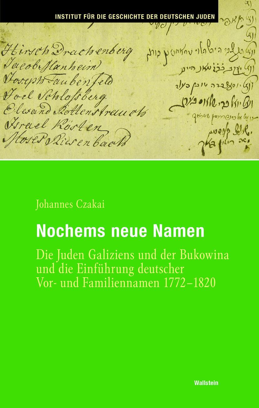 Cover: 9783835350175 | Nochems neue Namen | Johannes Czakai | Buch | 560 S. | Deutsch | 2021