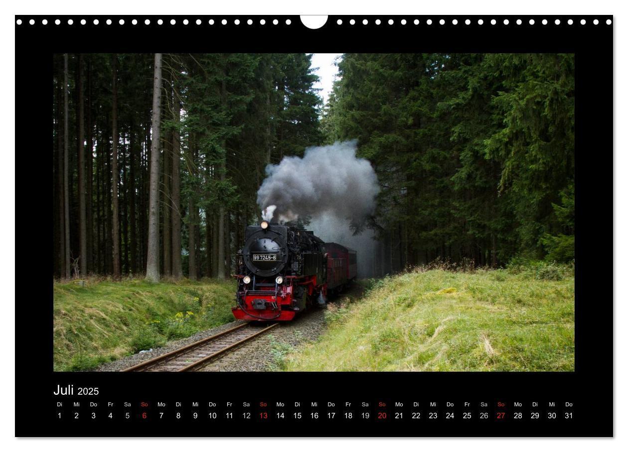 Bild: 9783435674060 | Dampferlebnis im Harz (Wandkalender 2025 DIN A3 quer), CALVENDO...