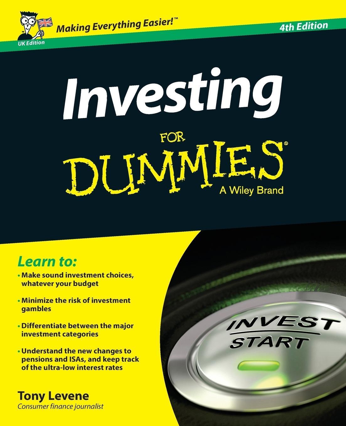 Cover: 9781119025764 | Investing for Dummies UK 4e | Tony Levene | Taschenbuch | Paperback