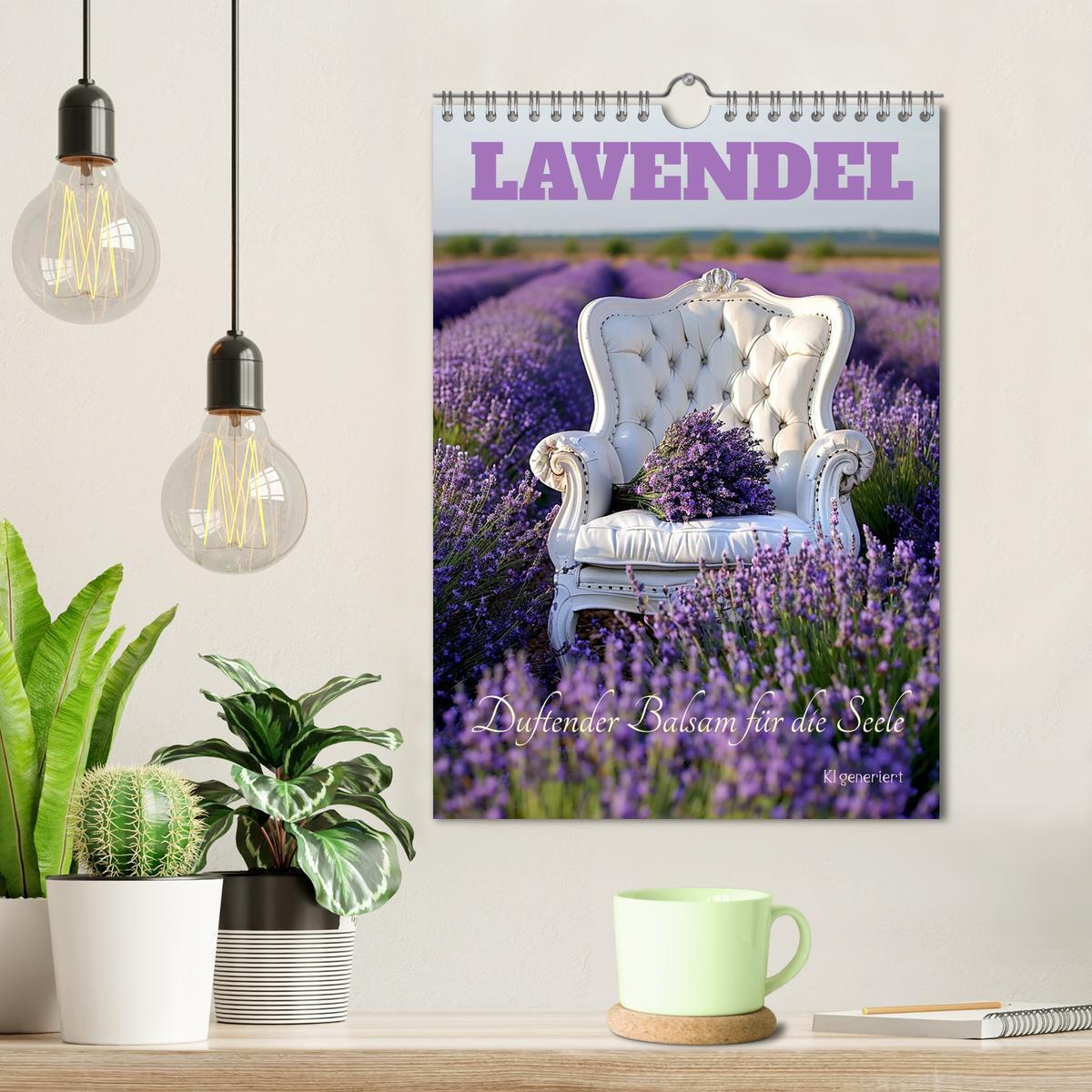 Bild: 9783383827242 | Lavendel (Wandkalender 2025 DIN A4 hoch), CALVENDO Monatskalender