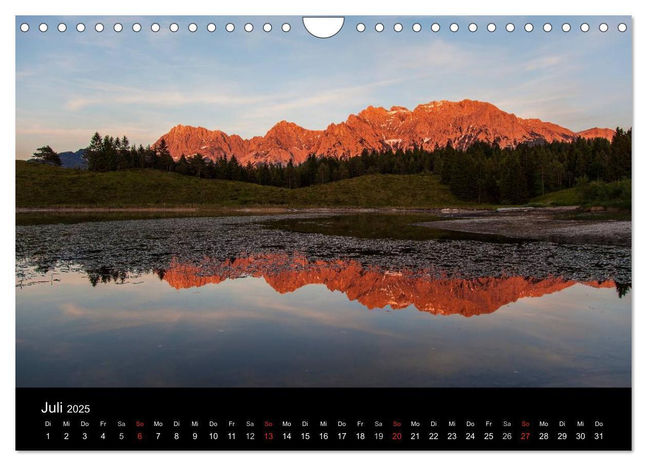 Bild: 9783435612178 | Bergblicke - Elmau (Wandkalender 2025 DIN A4 quer), CALVENDO...