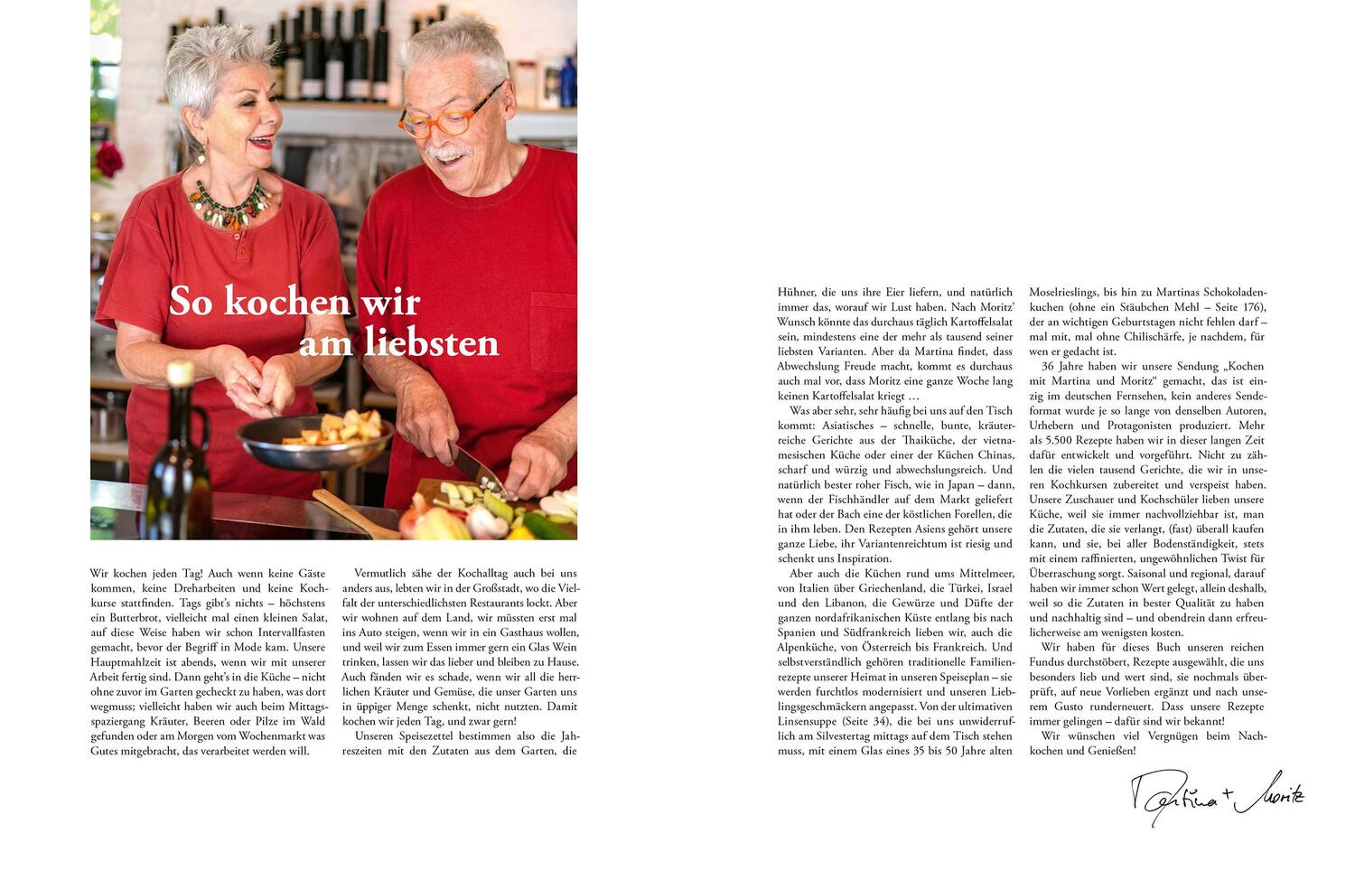 Bild: 9783954532957 | Kochen mit Martina und Moritz - So kochen wir am liebsten | Buch