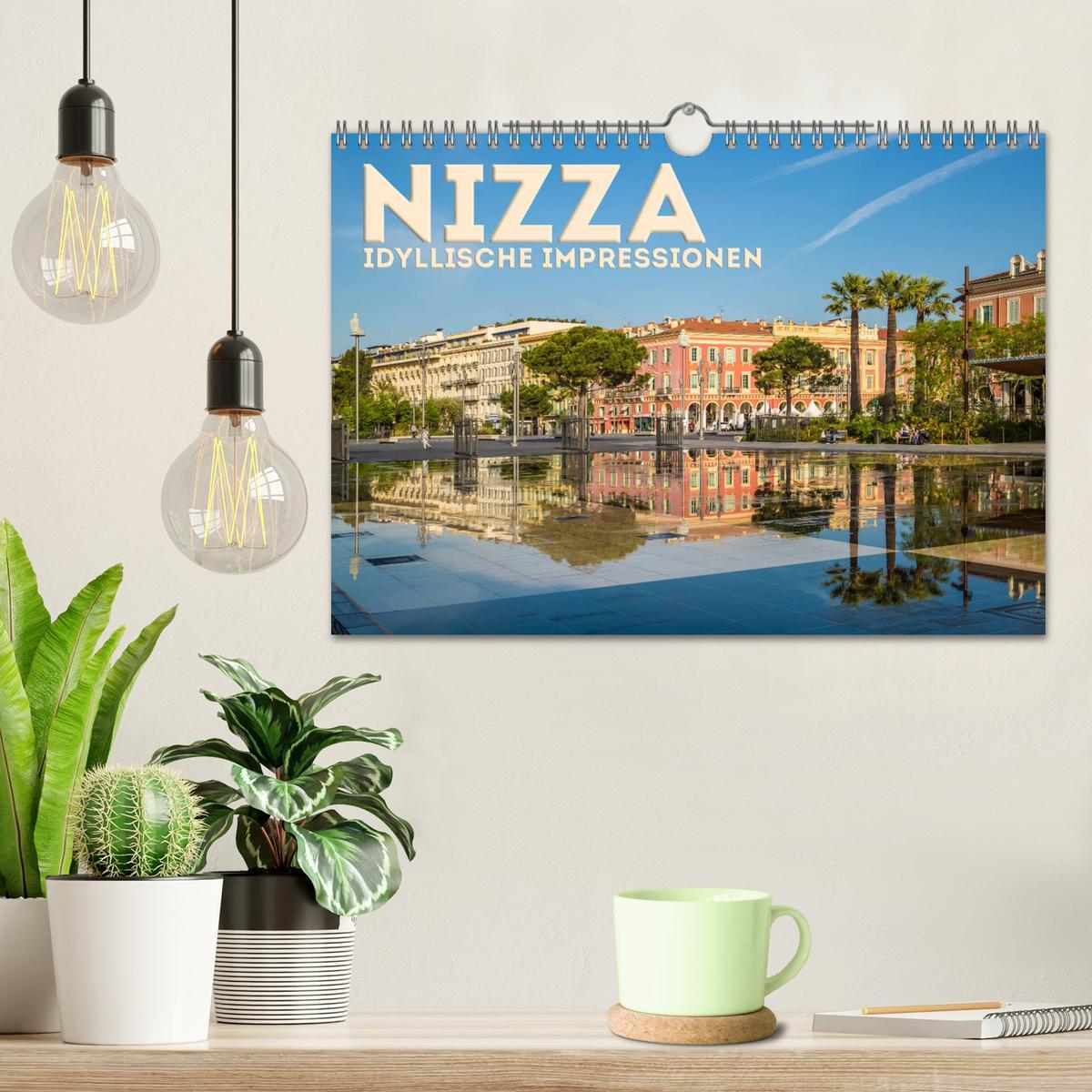 Bild: 9783435459377 | NIZZA Idyllische Impressionen (Wandkalender 2025 DIN A4 quer),...