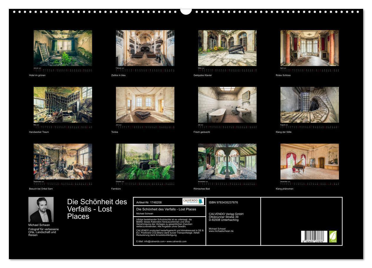 Bild: 9783435237876 | Die Schönheit des Verfalls - Lost Places (Wandkalender 2025 DIN A2...