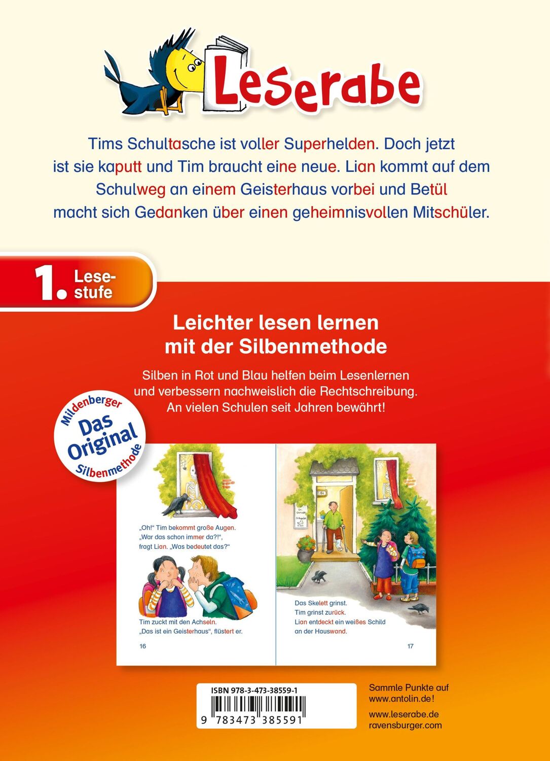 Rückseite: 9783473385591 | Ein Schultag voller Abenteuer - Leserabe 1. Klasse - Erstlesebuch...