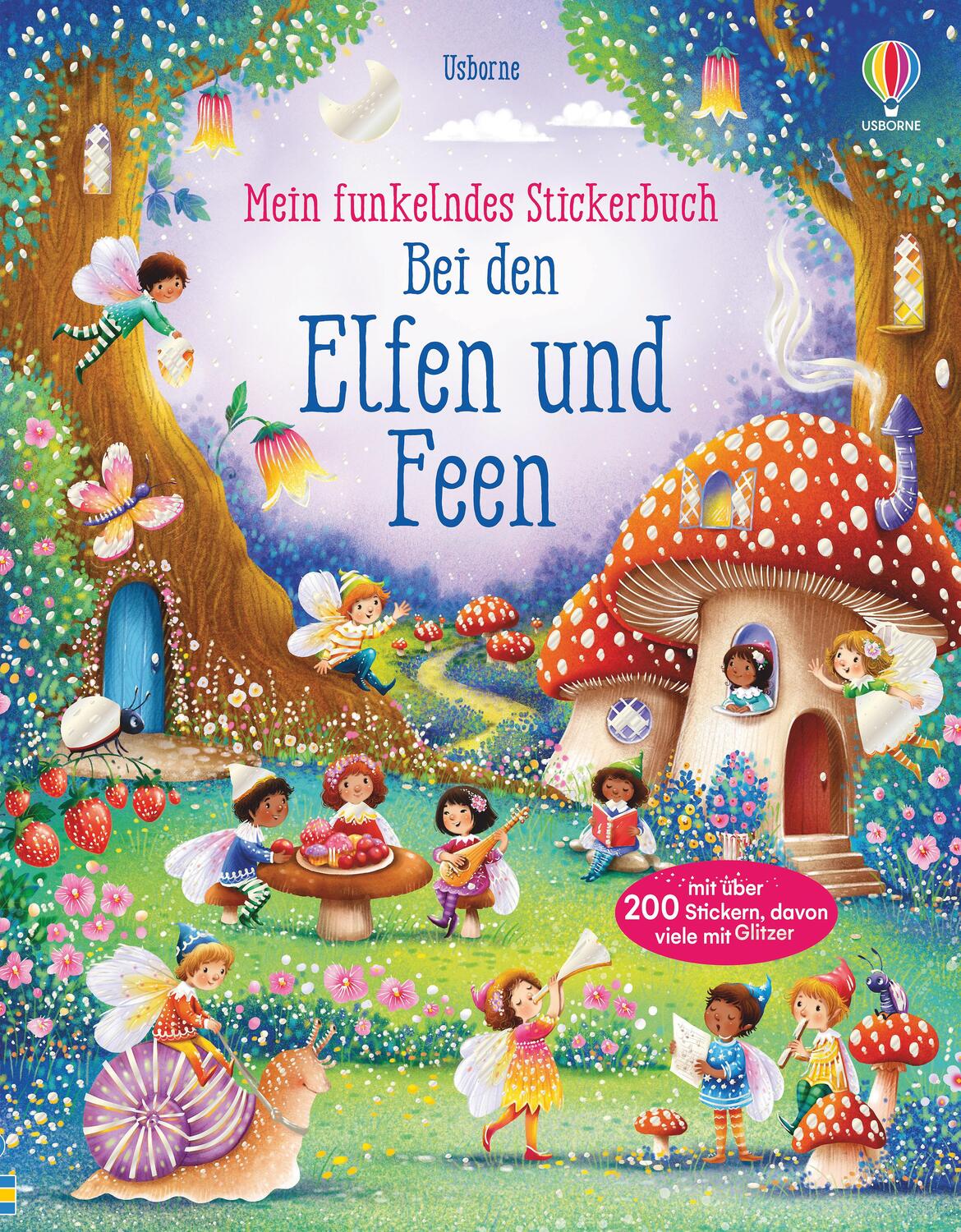 Cover: 9781789415353 | Mein funkelndes Stickerbuch: Bei den Elfen und Feen | Fiona Watt