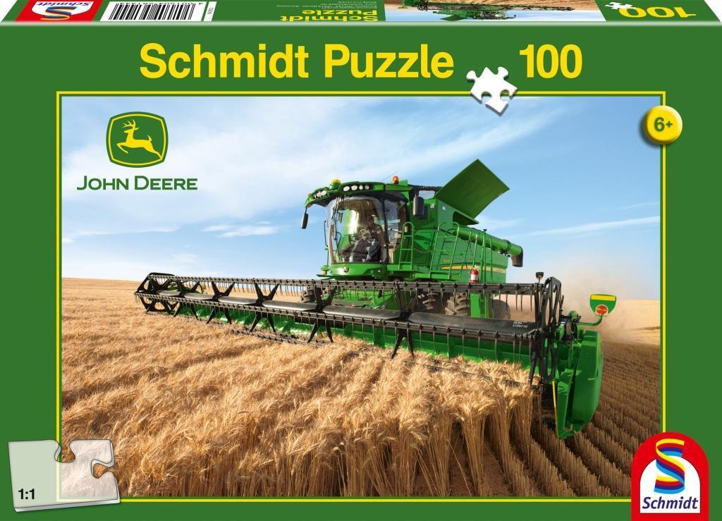 Cover: 4001504561444 | John Deere, Mähdrescher S690. Puzzle 100 Teile | Spiel | Deutsch