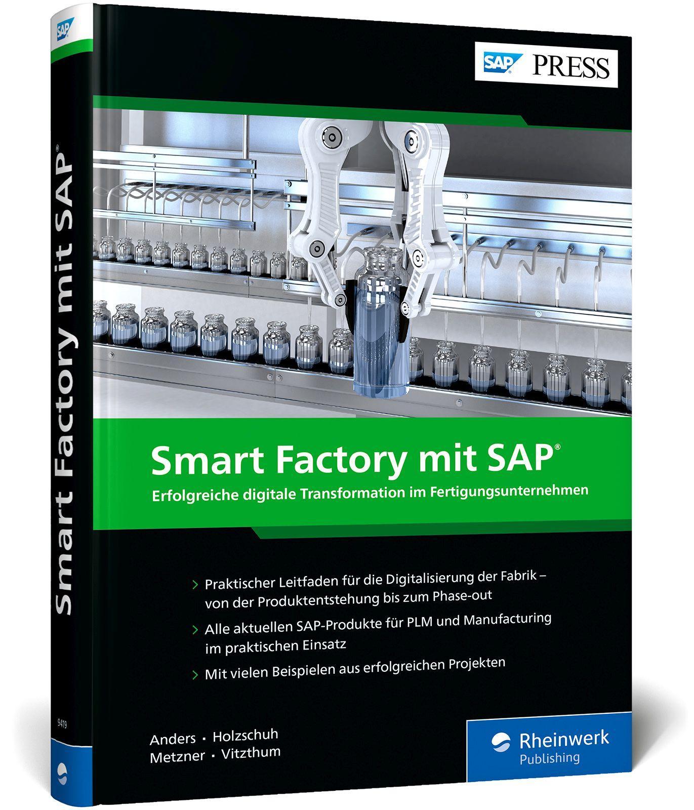 Cover: 9783836294195 | Smart Factory mit SAP | Rafael Anders (u. a.) | Buch | SAP Press