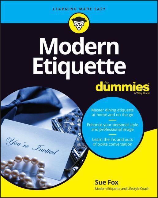 Cover: 9781119982845 | Modern Etiquette For Dummies | Sue Fox | Taschenbuch | Englisch | 2022