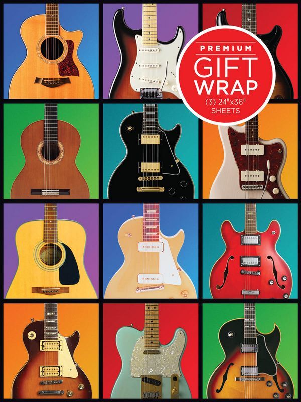 Cover: 9781495049514 | Hal Leonard Wrapping Paper - Guitar Retro Theme | Hal Leonard Kits