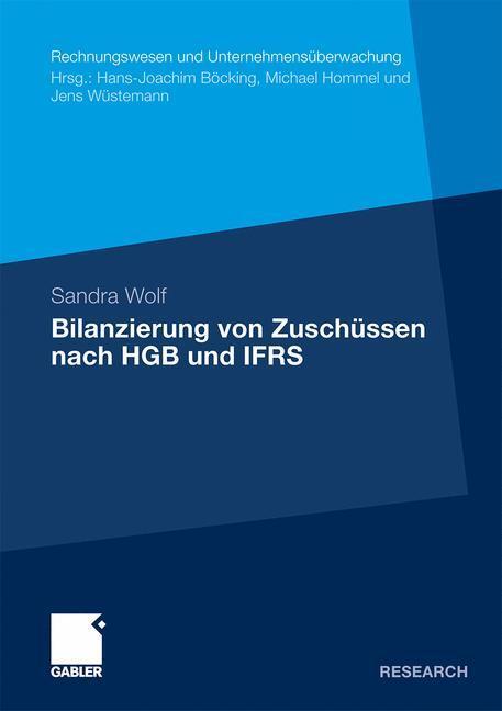 Cover: 9783834917706 | Bilanzierung von Zuschüssen nach HGB und IFRS | Sandra Wolf | Buch