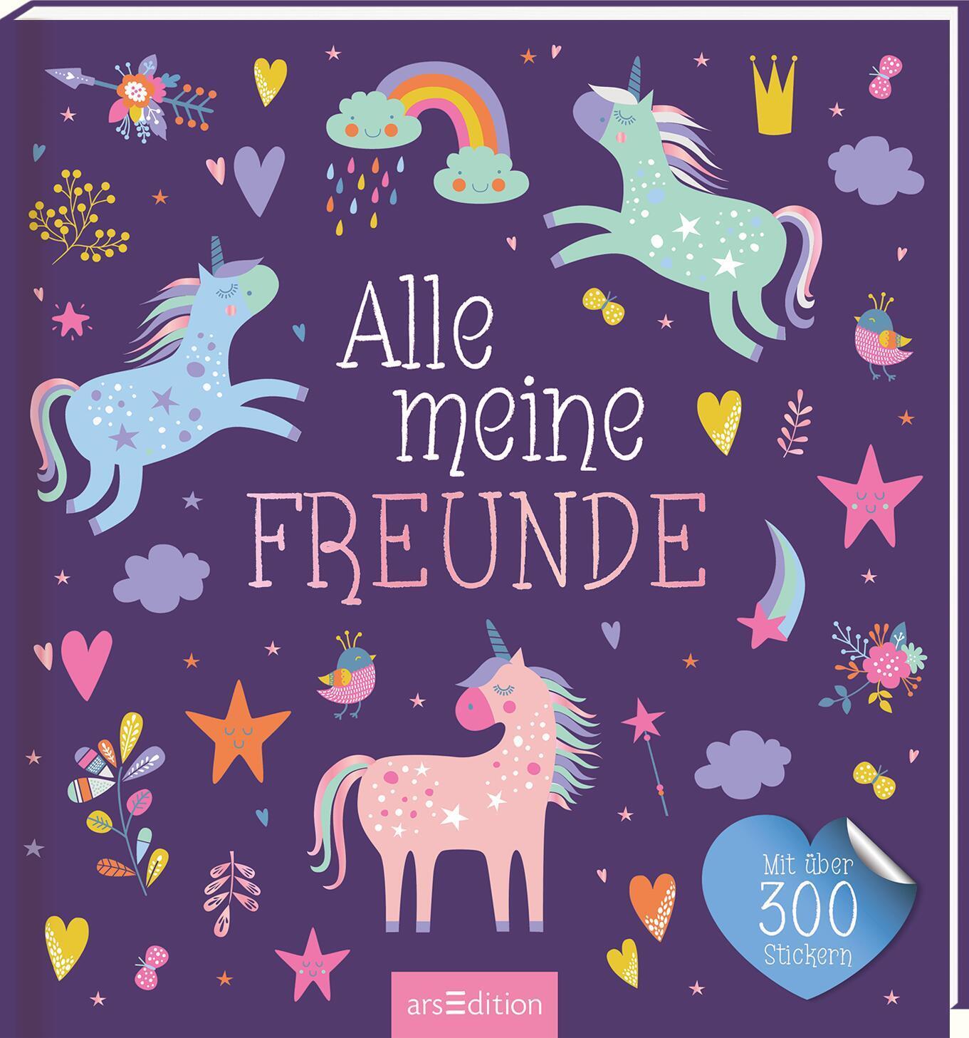 Cover: 4014489127659 | Alle meine Freunde - Einhorn | mit über 300 Stickern | Buch | o. Pag.
