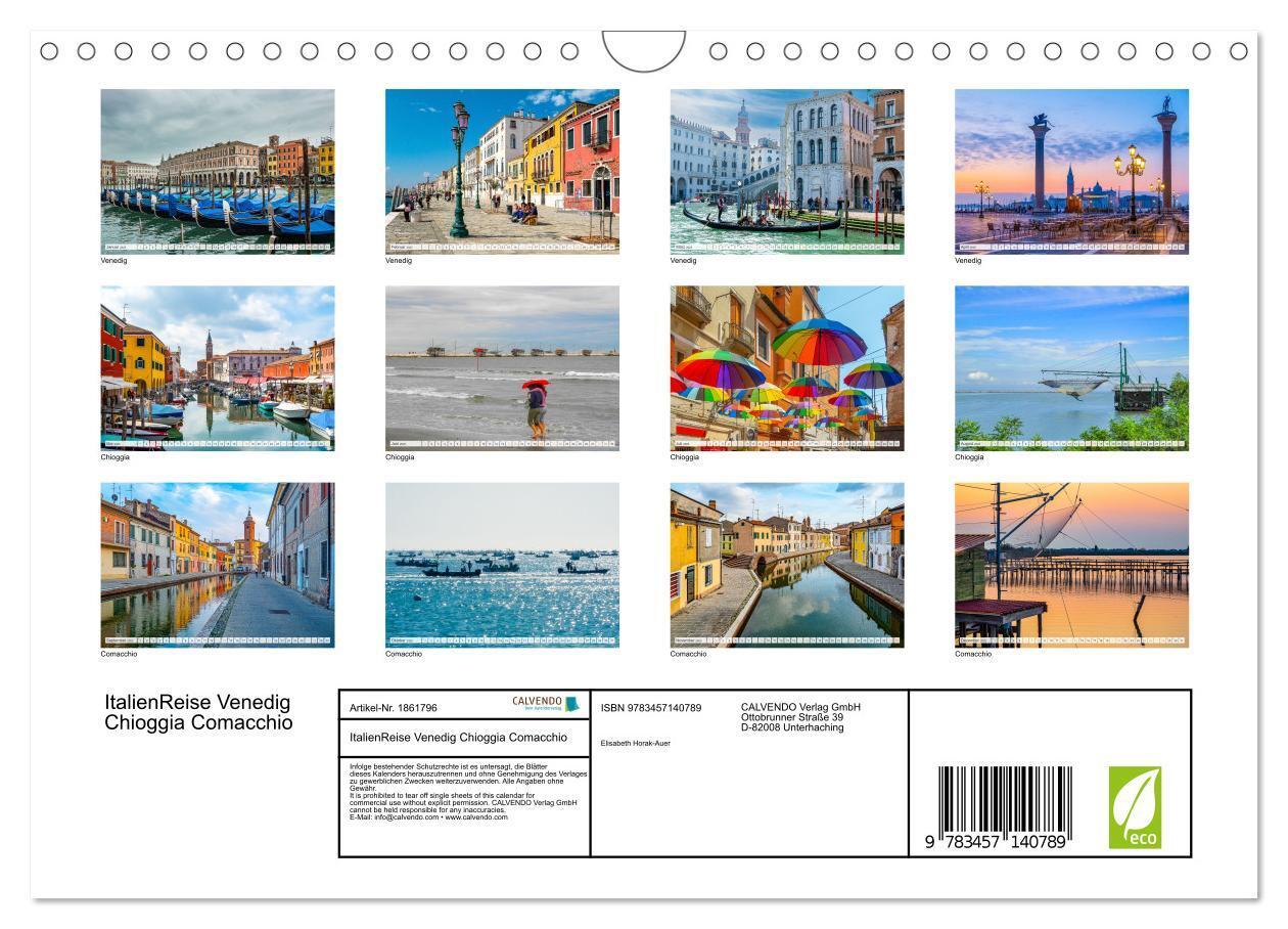 Bild: 9783457140789 | ItalienReise Venedig Chioggia Comacchio (Wandkalender 2025 DIN A4...