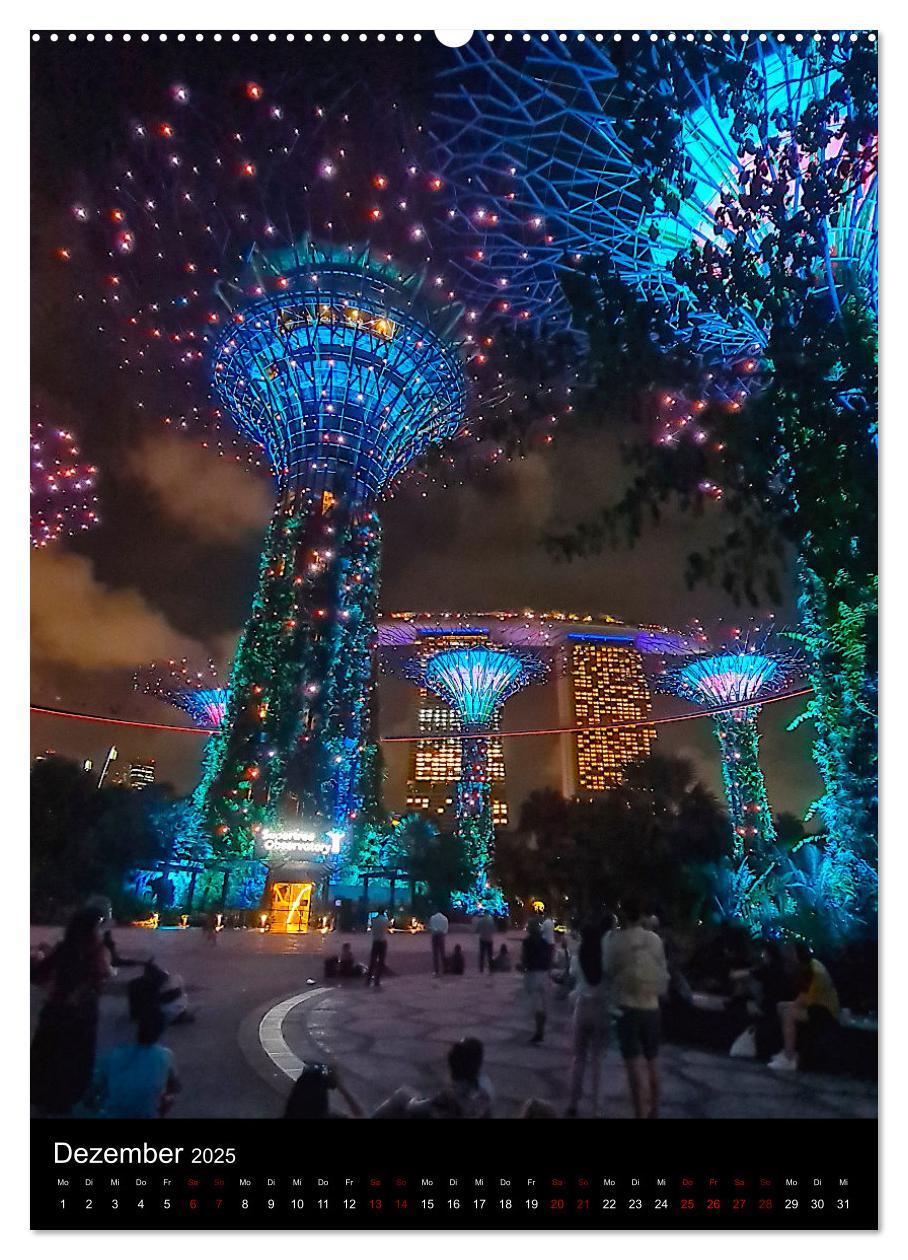 Bild: 9783457225431 | Singapur - Faszinierende Lichterwelt Marina Bay (Wandkalender 2025...