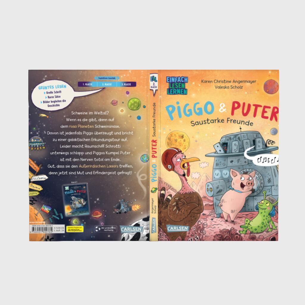 Bild: 9783551690784 | Piggo und Puter: Saustarke Freunde | Karen Christine Angermayer | Buch