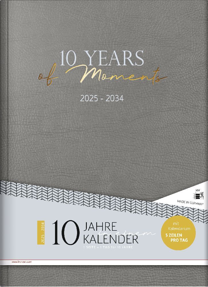 Bild: 4003273785236 | 10-Jahres-Kalender (2025-2034) 10 Years of Moments | Kalender | 400 S.