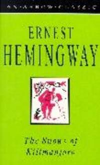 Cover: 9780099908807 | The Snows of Kilimanjaro and other Stories | Ernest Hemingway | Buch