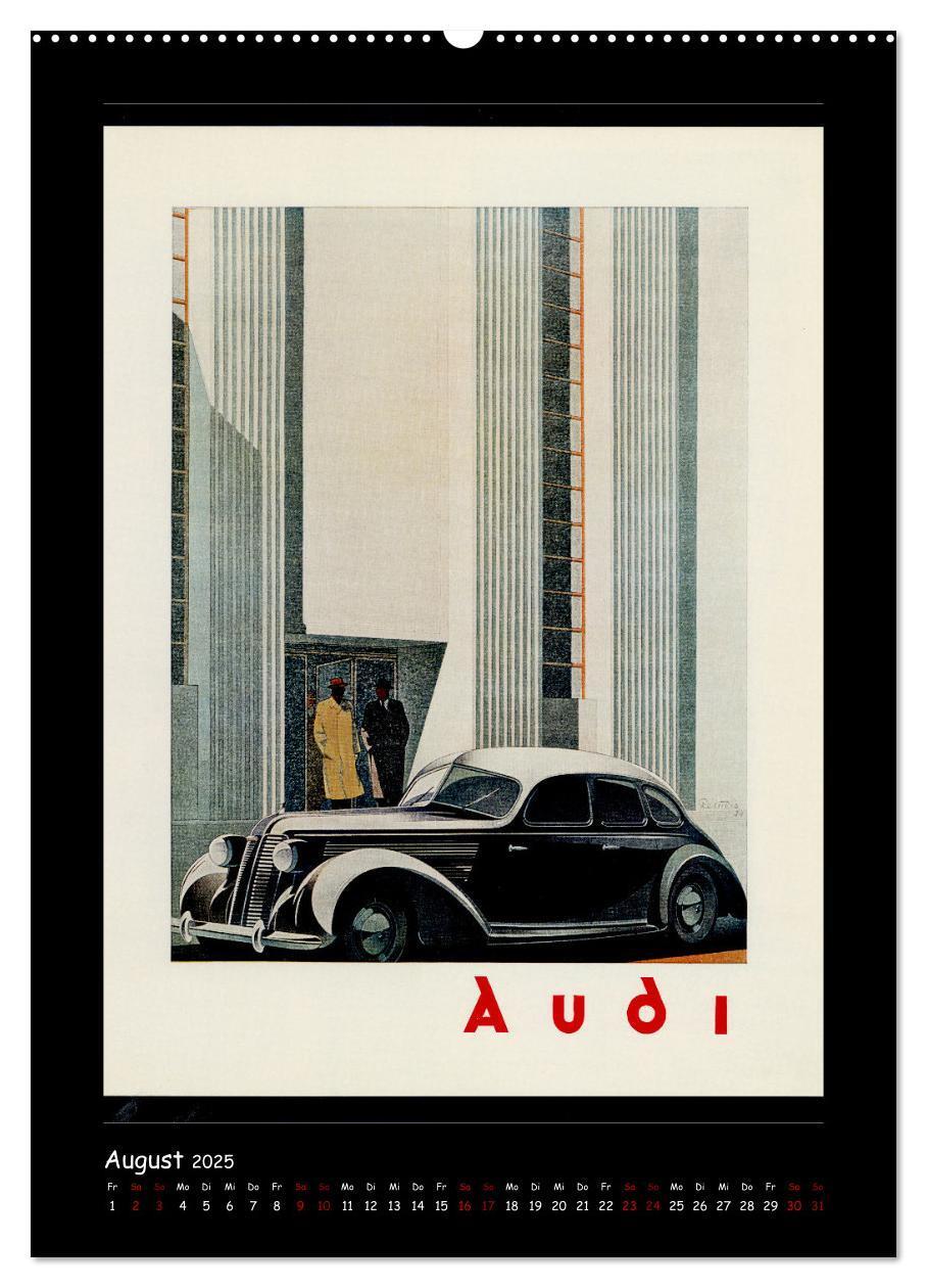 Bild: 9783435906130 | Historische Automobilplakate (Wandkalender 2025 DIN A2 hoch),...