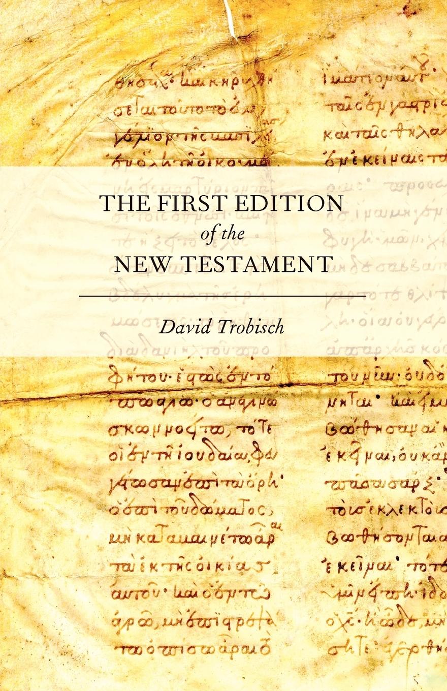 Cover: 9780199897971 | The First Edition of the New Testament | David Trobisch | Taschenbuch