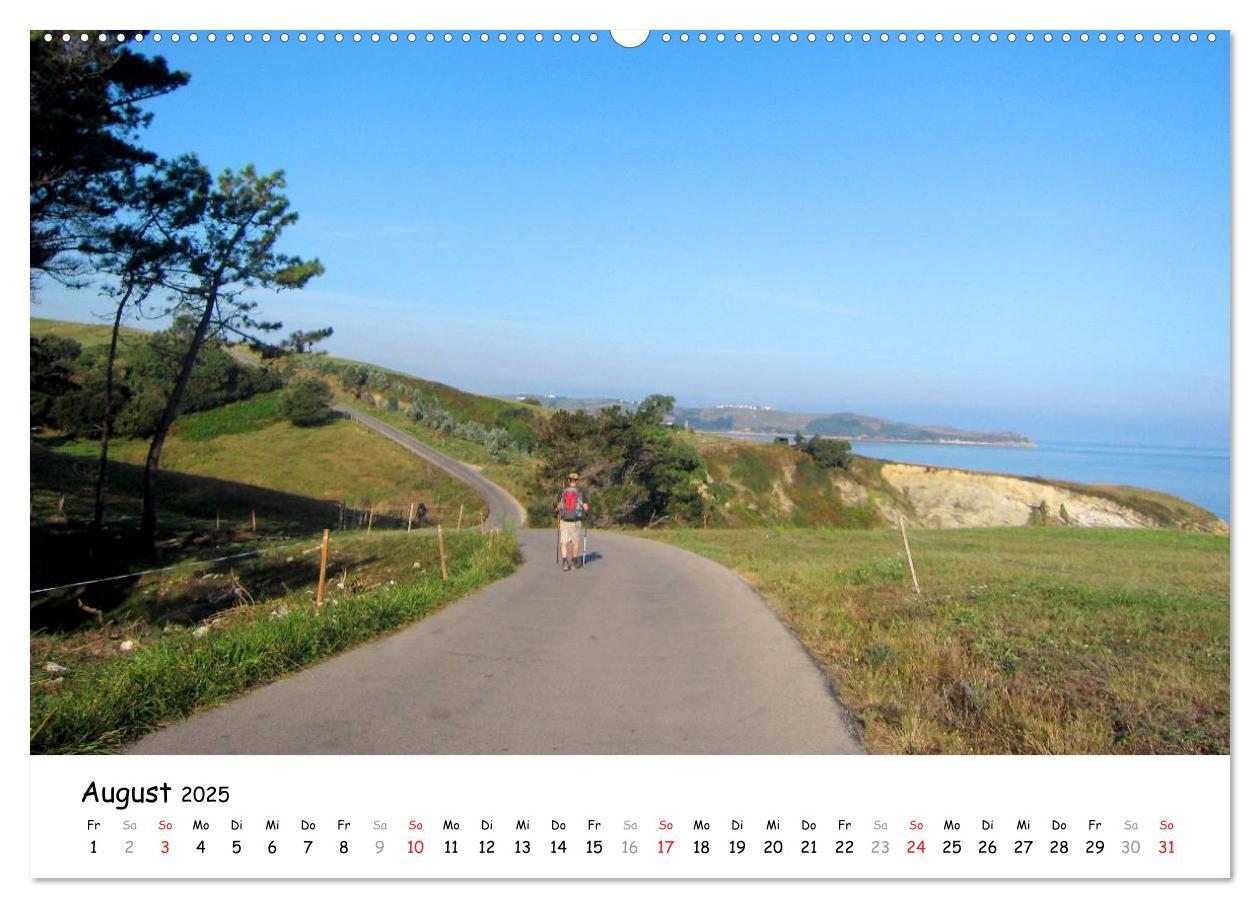 Bild: 9783435635726 | Camino del norte - Küstenweg (Wandkalender 2025 DIN A2 quer),...