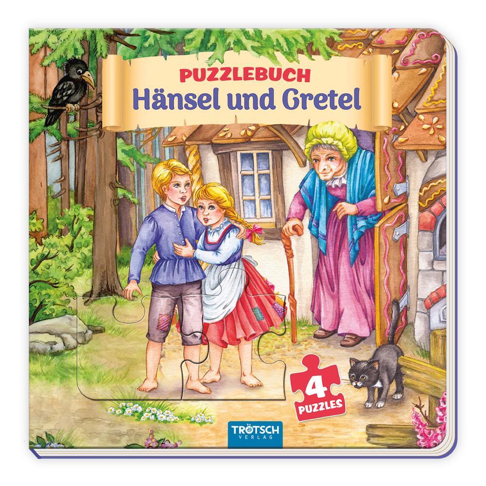 Cover: 9783965526723 | Trötsch Pappenbuch Puzzlebuch Hänsel und Gretel | Trötsch Verlag
