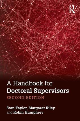 Cover: 9781138194793 | A Handbook for Doctoral Supervisors | Margaret Kiley (u. a.) | Buch