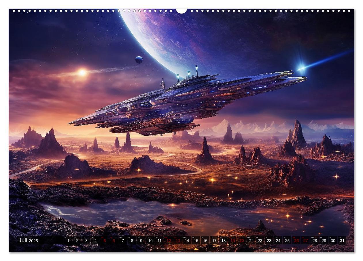 Bild: 9783383899997 | Nächster Halt Andromeda (Wandkalender 2025 DIN A2 quer), CALVENDO...