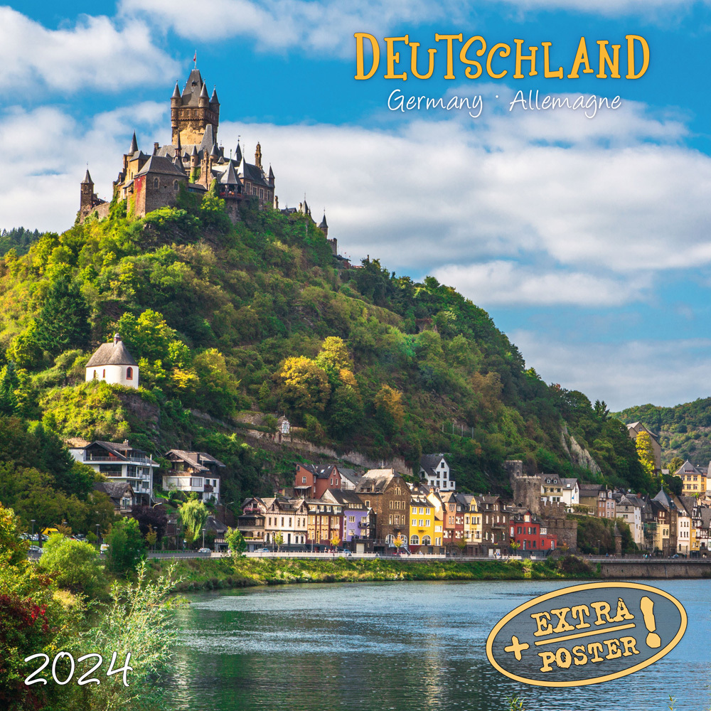 Cover: 9783959293549 | Germany/Deutschland 2024 | Kalender 2024 | Kalender | Drahtheftung