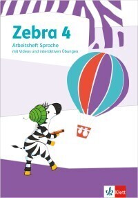 Cover: 9783122710132 | Zebra 4. Arbeitsheft Sprache mit Videos und interaktiven Übungen...