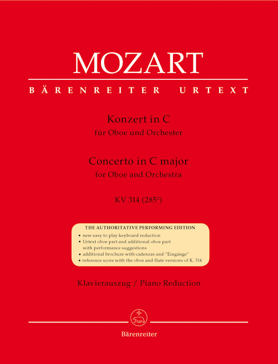 Cover: 9790006457403 | Oboe Concerto In C K.314 | Oboe and Orchestra KV 314 | Mozart