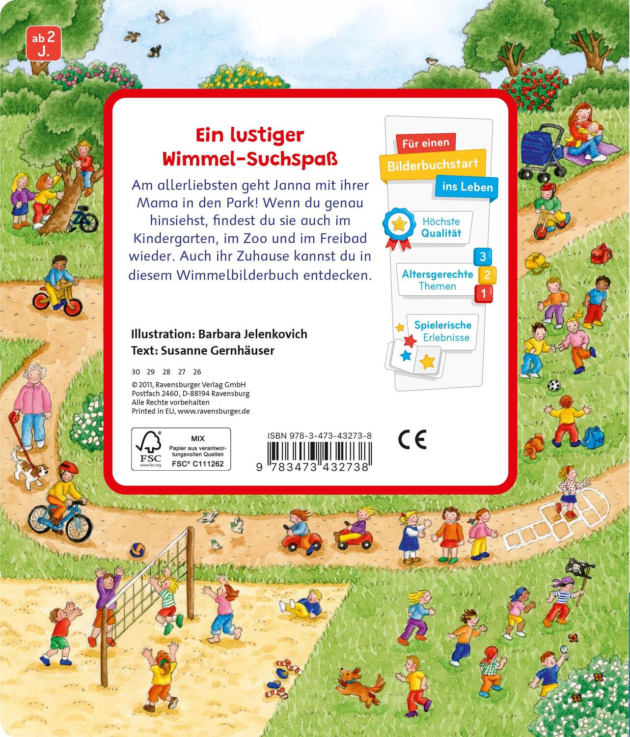 Rückseite: 9783473432738 | Sachen suchen: Meine Wimmelbilder | Susanne Gernhäuser | Buch | 24 S.