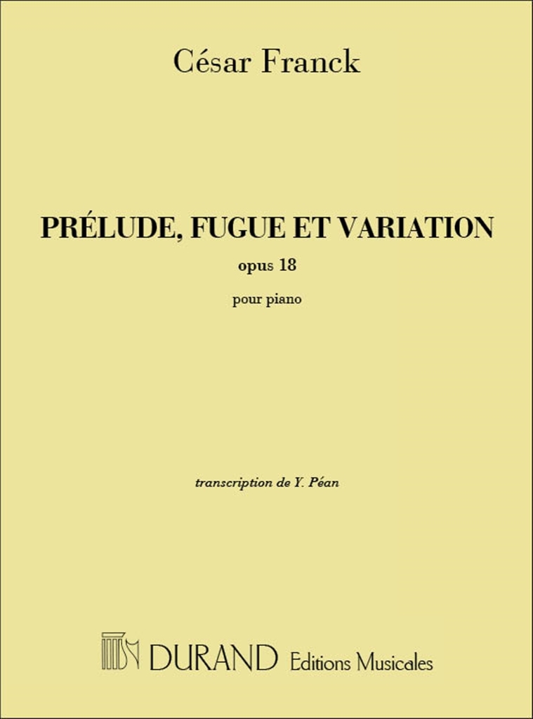 Cover: 9790044032488 | Prelude, Fuge et Variation op.18 für Klavier | César Franck | Buch