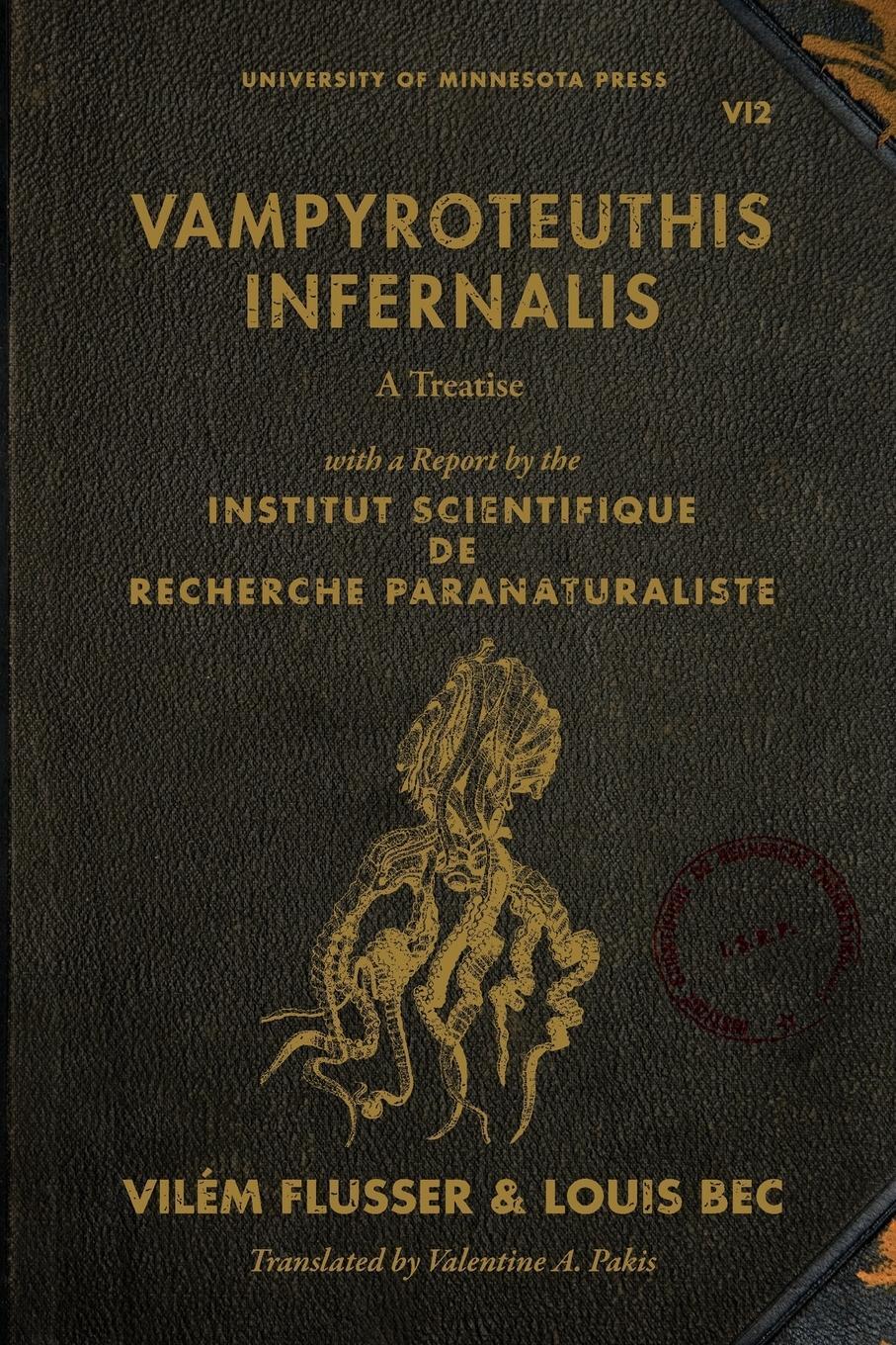 Cover: 9780816678228 | Vampyroteuthis Infernalis | Vilém Flusser | Taschenbuch | Paperback