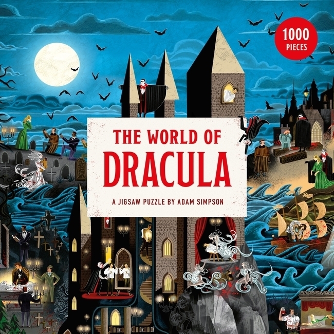Cover: 9781913947774 | The World of Dracula | A Jigsaw Puzzle by Adam Simpson | Adam Simpsons