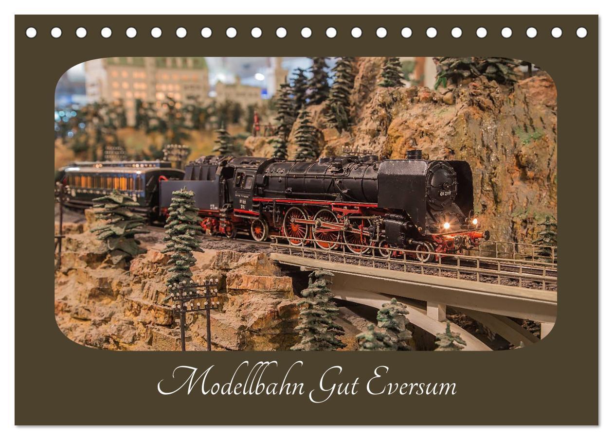 Cover: 9783675472525 | Modellbahn Gut Eversum (Tischkalender 2024 DIN A5 quer), CALVENDO...