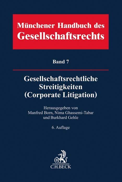 Cover: 9783406739170 | Münchener Handbuch des Gesellschaftsrechts Bd 7:...