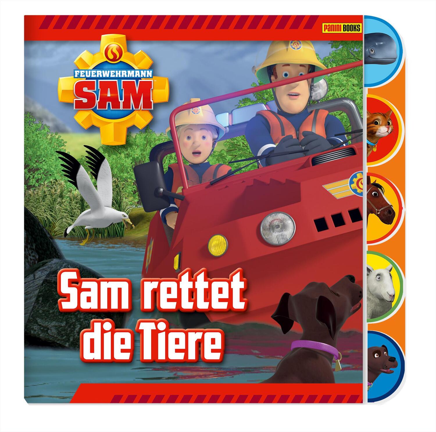 Cover: 9783833235429 | Feuerwehrmann Sam Pappbilderbuch | Sam rettet die Tiere | Buch | PAPPE