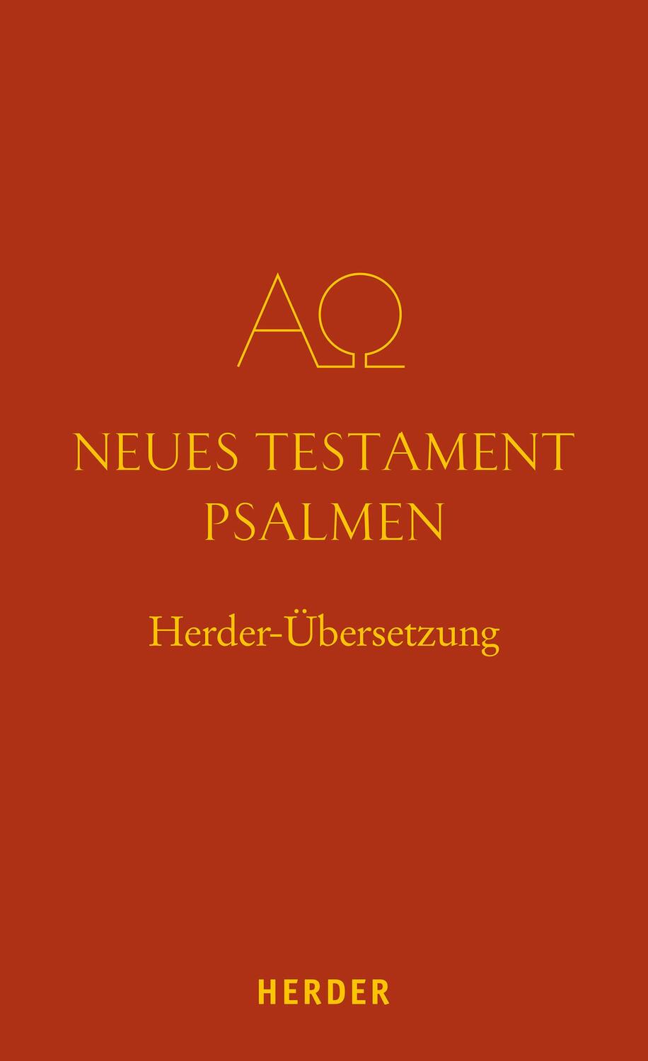 Cover: 9783451360091 | Neues Testament. Psalmen | Herder-Übersetzung | Buch | Deutsch | 2022