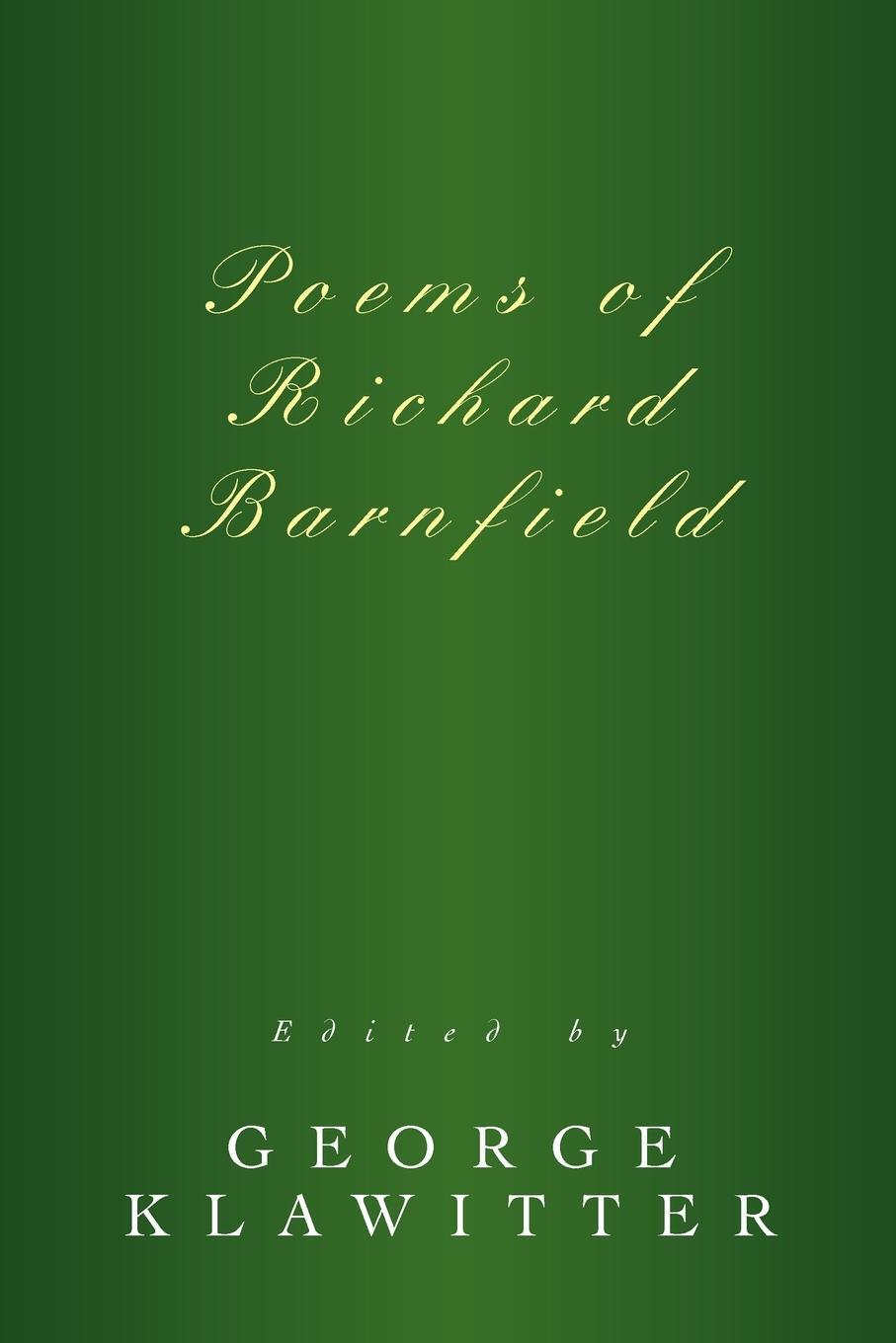Cover: 9780595367986 | Poems of Richard Barnfield | George Klawitter | Taschenbuch | Englisch