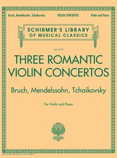 Cover: 9781495010422 | Three Romantic Violin Concertos: Bruch, Mendelssohn, Tchaikovsky:...