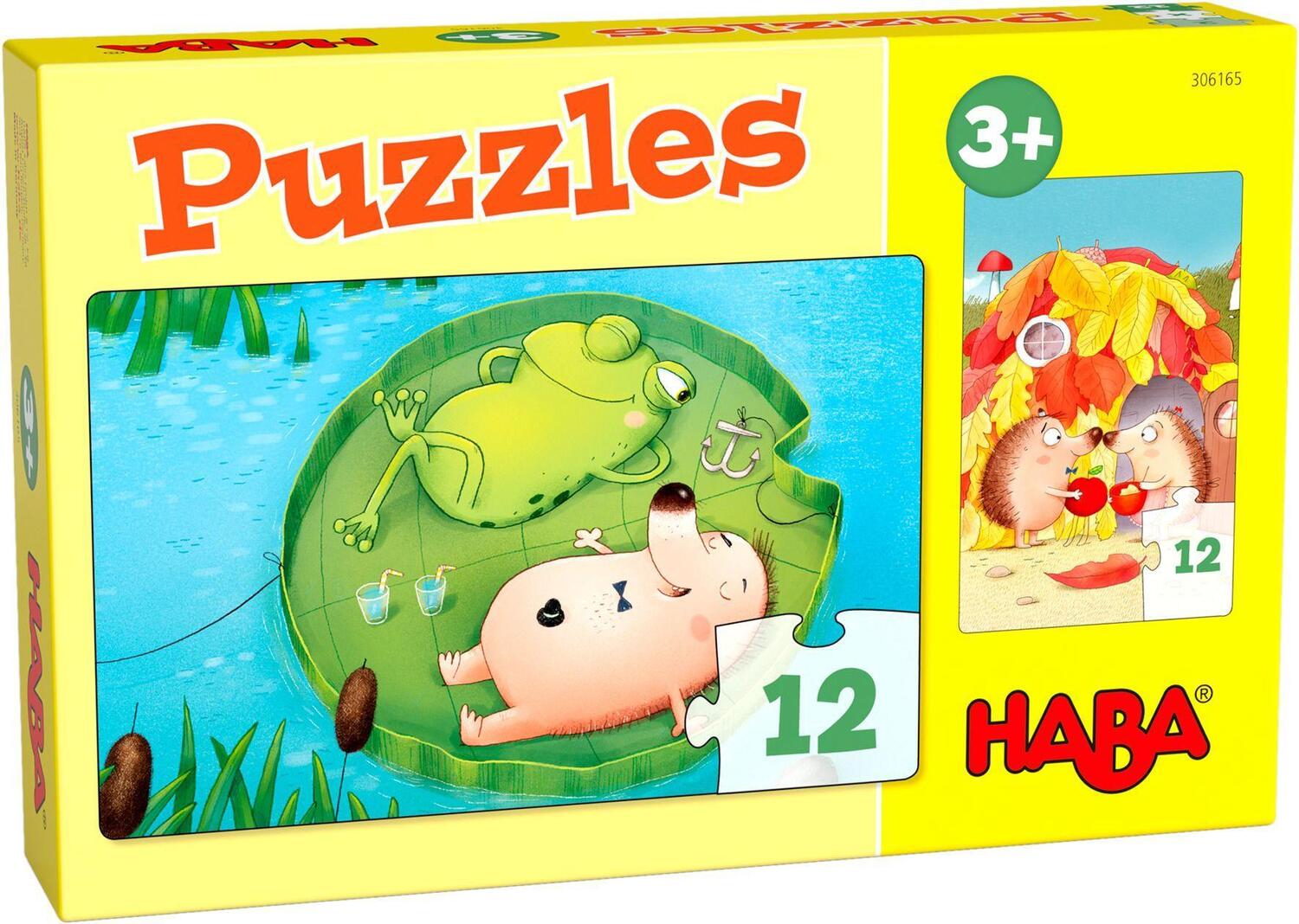 Cover: 4010168256702 | Puzzles Herr Igel 2 x 12 Teile | Spiel | Deutsch | 2021 | HABA